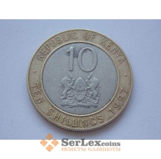 Кения 10 шиллингов 1994-1997 VF КМ27 арт. С01874