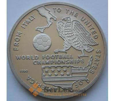 Монета Афганистан 100 афгани 1990 КМ1014 Футбол арт. С02670