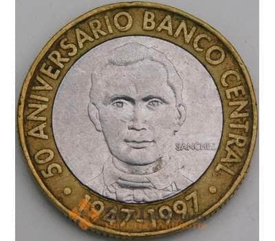Монета Доминиканская республика 5 Песо 1997 VF КМ88 арт. С01890