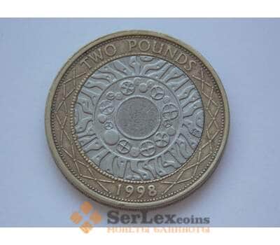 Монета Великобритания 2 фунта 1998 КМ994 арт. С01893