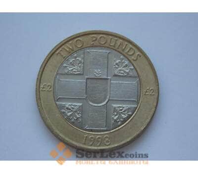 Монета Гернси 2 фунта 1998 UNC КМ83 арт. С01897