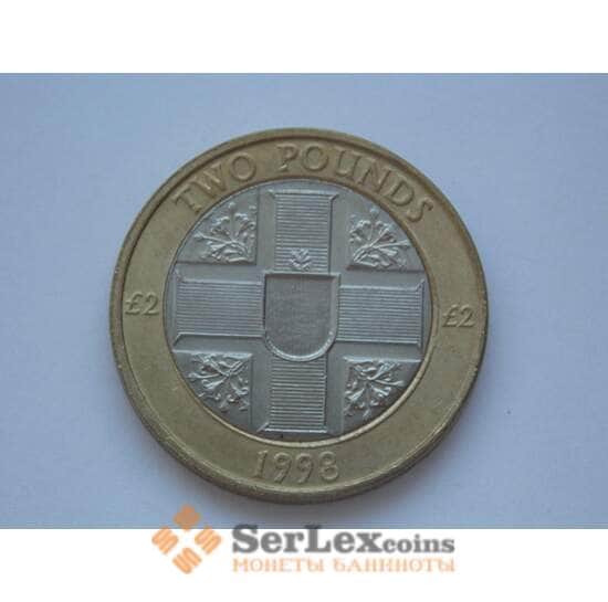 Гернси 2 фунта 1998 UNC КМ83 арт. С01897