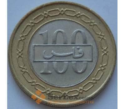 Монета Бахрейн 100 Филс 2006 AU КМ26 арт. С01908