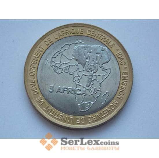 Габон 4500 франков 2005 3 Африка UNC арт. С01909