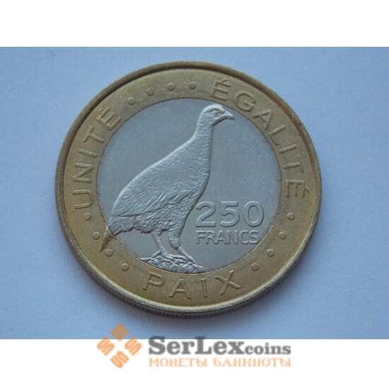 Джибути 250 Франков 2012 UNC арт. С01916