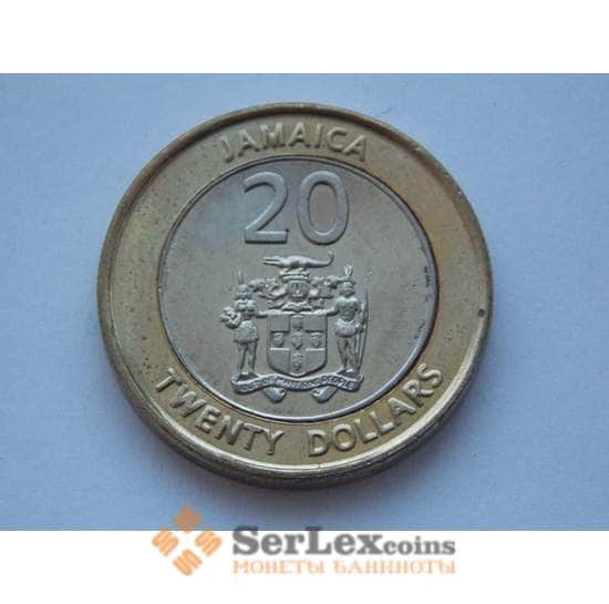 Ямайка 20 долларов 2001-02 UNC КМ192 арт. С01917