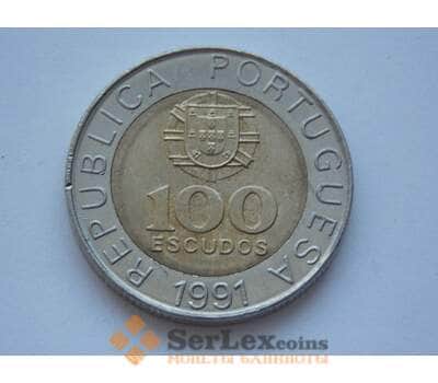 Монета Португалия 100 Эскудо 1991 КМ645,1 арт. С01922