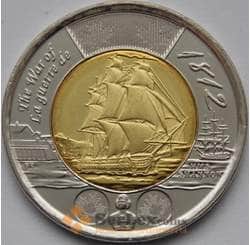 Канада 2 доллара 2012 Фрегат Шеннон UNC арт. С01926