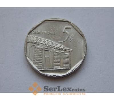 Монета Куба 5 сентаво 1994-2018 КМ575.2 XF арт. С02026