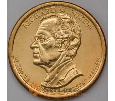 Монета США 1 доллар 2016 37 президент Ричард Никсон D арт. С02044