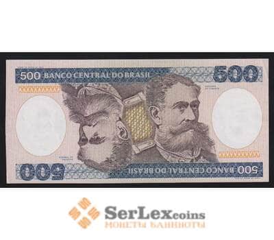 Бразилия 500 крузейро 1981-1985 Р200b aUNC   арт. 54618