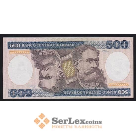Бразилия 500 крузейро 1981-1985 Р200b aUNC   арт. 54618
