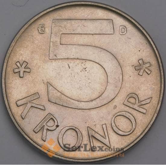 Швеция монета 5 крон 1987 КМ853 aUNC арт. 42384