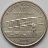 США 25 центов 2001 D КМ319 UNC Северная Каролина (J05.19) арт. 15817