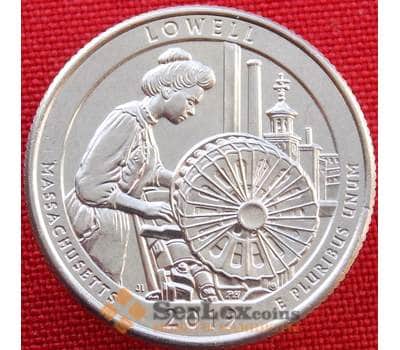 Монета США 25 центов 2019 UNC 46 парк Лоуэлл P арт. 13599