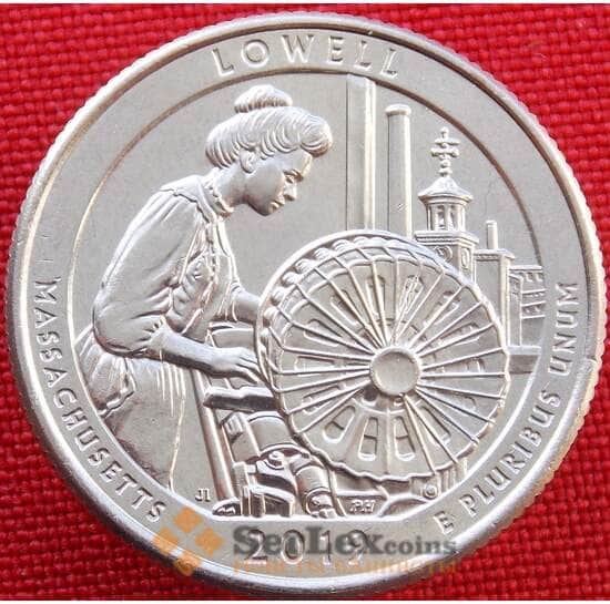 США 25 центов 2019 UNC 46 парк Лоуэлл P арт. 13599