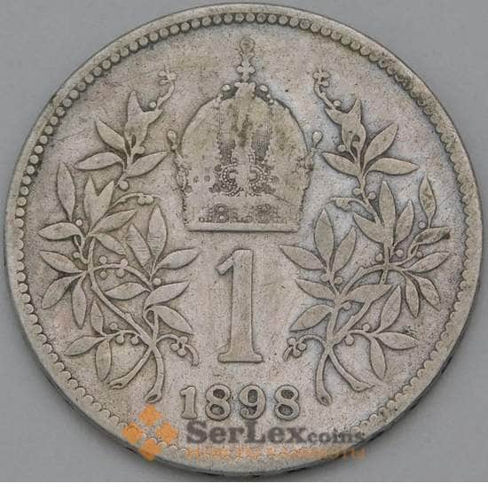 Австрия 1 крона 1898 КМ2804 VF арт. 38528