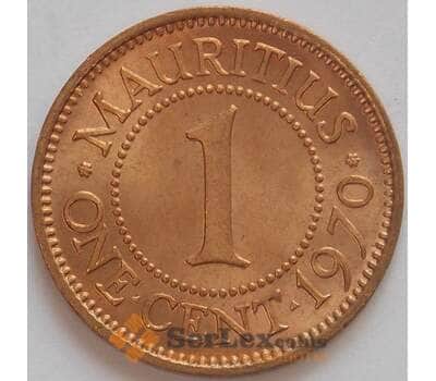 Монета Маврикий 1 цент 1970 КМ31 UNC (J05.19) арт. 17720