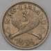 Монета Новая Зеландия 3 пенса1959 КМ25.2 XF арт. 38407
