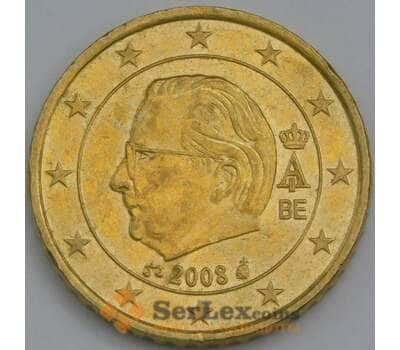 Монета Бельгия 50 центов 2008 КМ279 aUNC арт. 38722