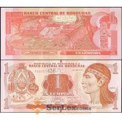 Гондурас 1 лемпира 2014 Р96 UNC арт. 22040