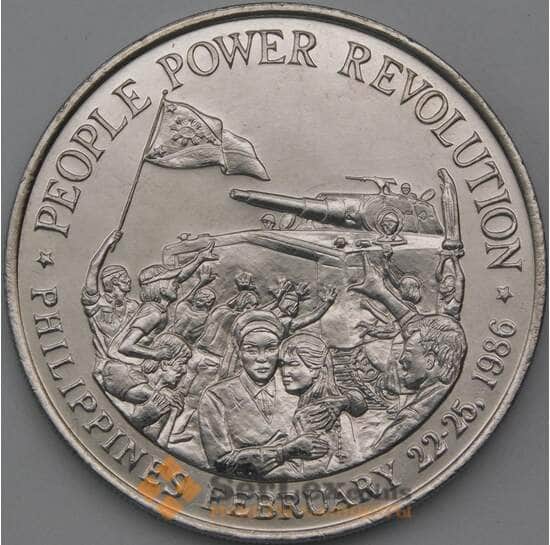 Филиппины 10 песо 1988 КМ250 UNC Революция 1986 года  арт. 26561
