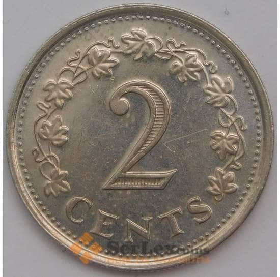 Мальта 2 цента 1972 КМ9 aUNC арт. 39374