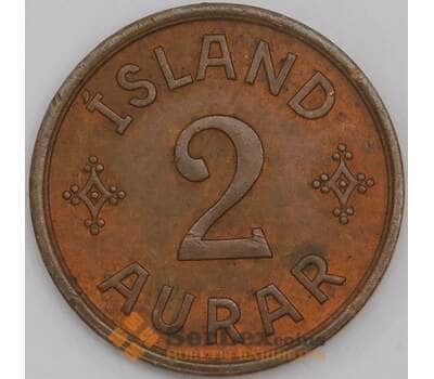 Исландия монета 2 эйре 1942 КМ6.2 aUNC арт. 43963