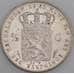 Нидерланды монета 1/2 гульдена 1862 КМ92 AU арт. 46037