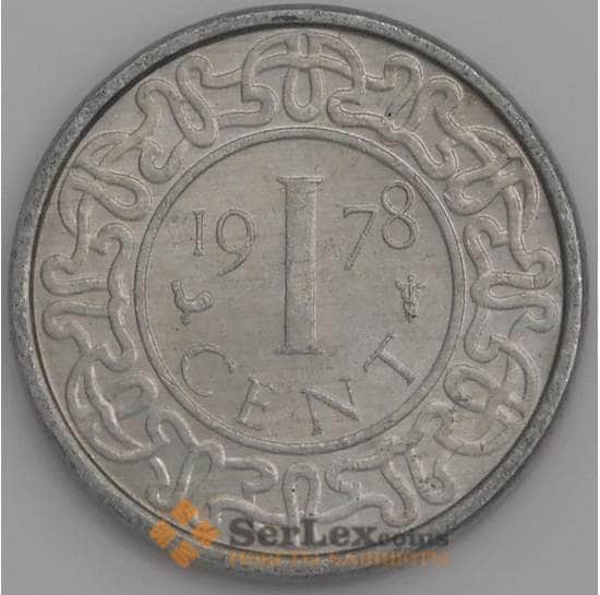 Суринам монета 1 цент 1978 КМ11а UNC арт. 47597