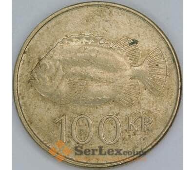 Исландия 100 крон 1995 КМ35 VF арт. 56620