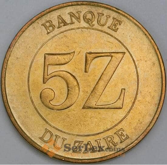 Заир 5 заир 1987 КМ14 aUNC арт. 55285 Заир 5 заир 1987 КМ14 aUNC арт. 55285