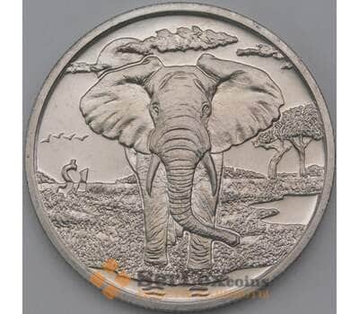 Монета Сьерра-Леоне 1 доллар 2007 КМ329 BU Слон арт. 26212