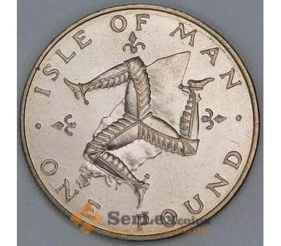 Мэн 1 фунт 1978 АА КМ44 BU арт. 56039