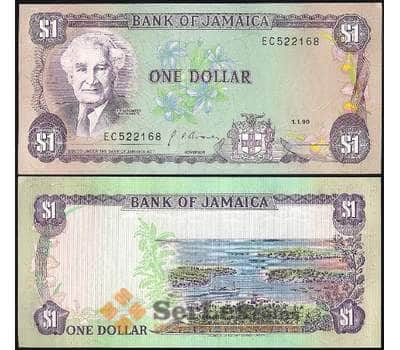 Банкнота Ямайка 1 доллар 1986-90 UNC №68а арт. В00664