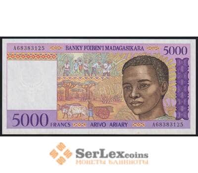 Мадагаскар банкнот 5000 франков 1994 Р78 UNC арт. 45042