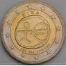 Ирландия 2 евро 2009 КМ62 UNC 10 лет евро арт. 46760