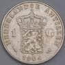 Нидерландские Антиллы монета 1 гульден 1964 КМ2 XF арт. 12214
