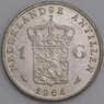 Нидерландские Антилы 1 гульден 1964 КМ2 XF арт. 12214