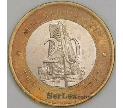 Маврикий 20 рупий 2007 КМ66 VF арт. 56406