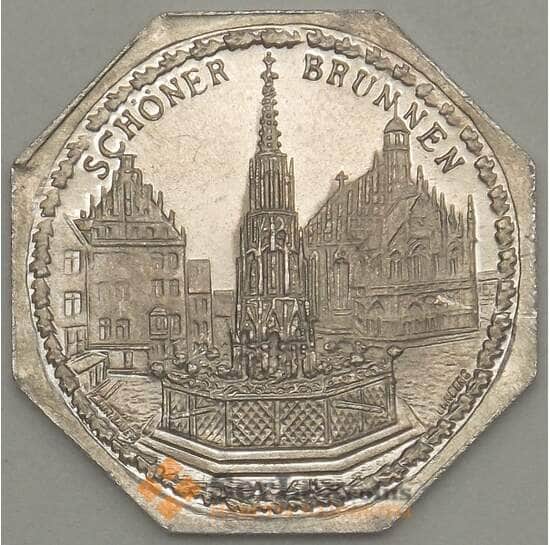 Германия Нюрнберг 20 пфеннигов 1921 Proof SCHONER BRUNNEN (j05.19) арт. 21215