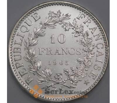 Монета Франция 10 франков 1965 КМ932 UNC арт. 40598