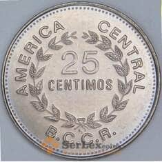 Коста-Рика 25 сентимо 1980 КМ188.1а UNC арт. 57232