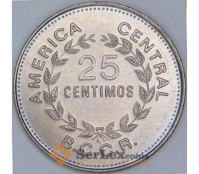 Коста-Рика 25 сентимо 1980 КМ188.1а UNC арт. 57232