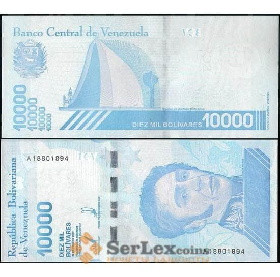 Венесуэла 10000 боливар 2019 UNC арт. 21812