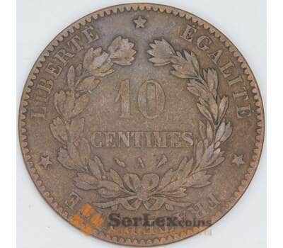 Франция 10 сантимов 1897 A КМ815 F арт. 56995