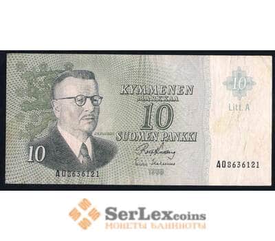Банкнота Финляндия 10 марок 1963 Р104 VF арт. 39776
