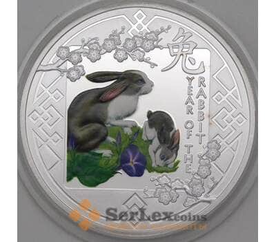 Монета Руанда 500 франков 2011 Proof Год Кролика арт. 26257