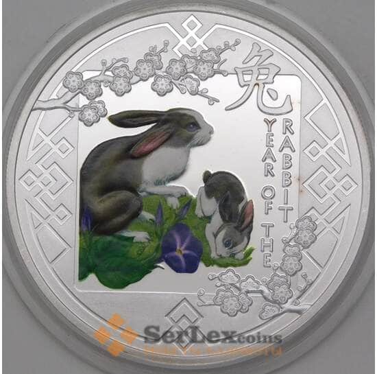Руанда 500 франков 2011 Proof Год Кролика арт. 26257