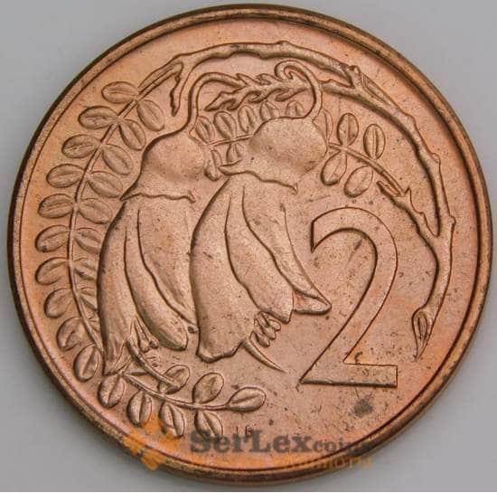 Новая Зеландия 2 цента 1969 КМ32 UNC арт. 46569